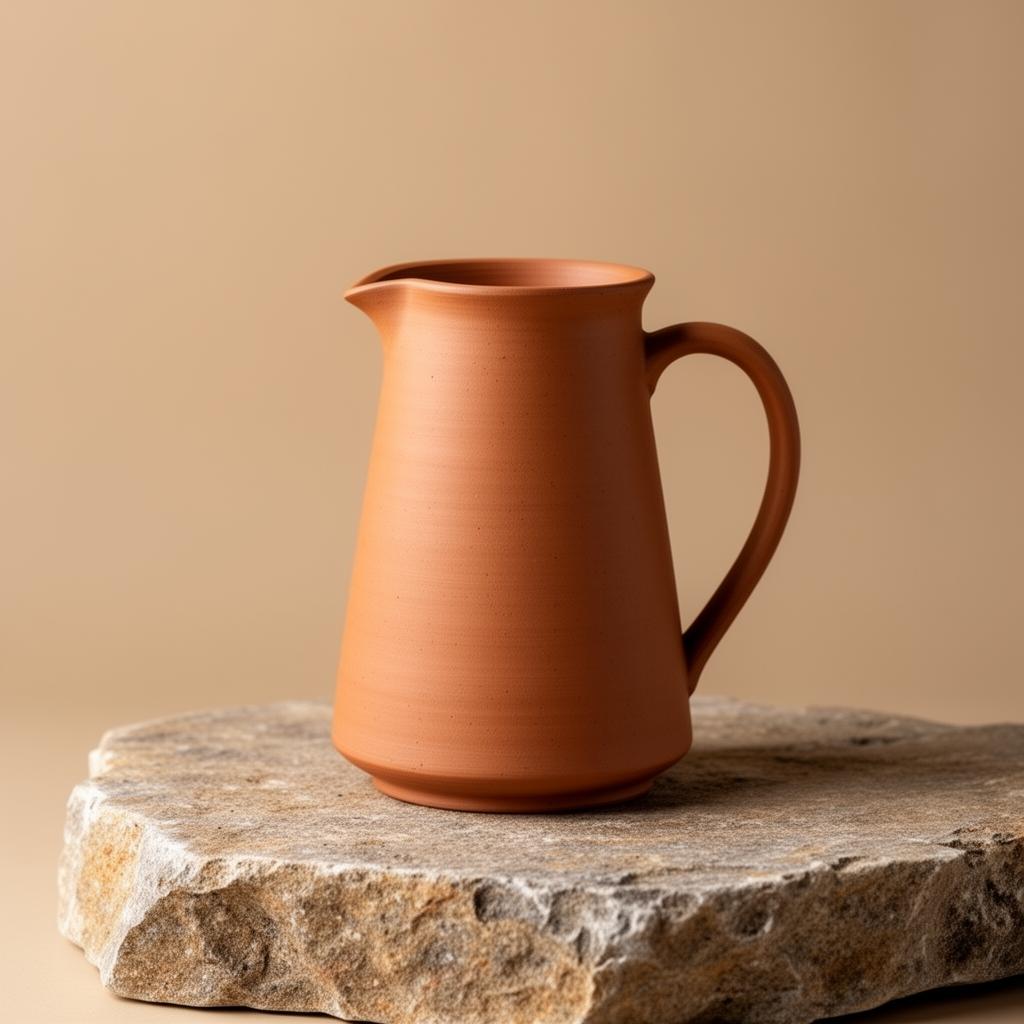 Terracotta Glazed Pitchers